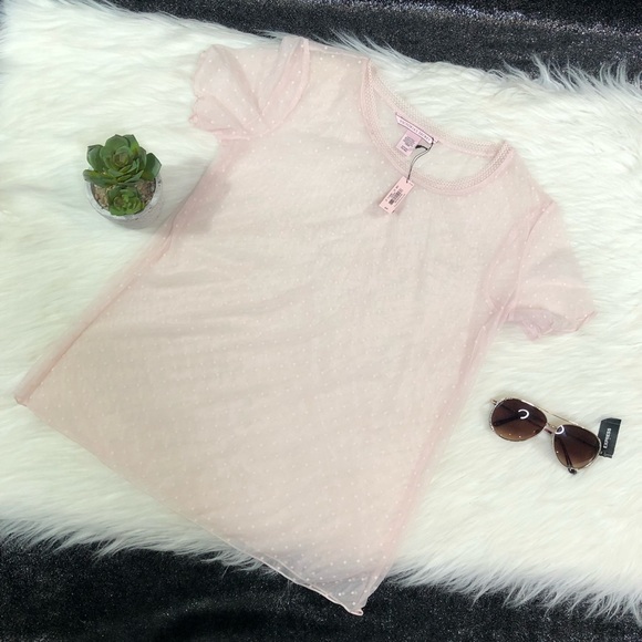 VS mesh polka dot top - Picture 1 of 4